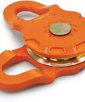 Orange Smart Snatch Block Pulley For ATV UTV Winch - Change Direction And Boost Mechanical Advantage, 24,000 Lbs 12 Ton Capacity
