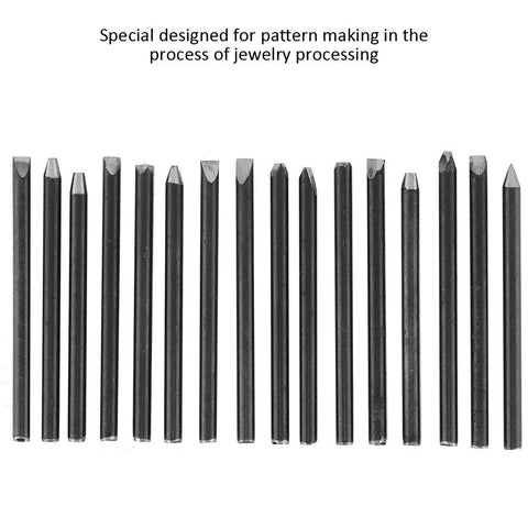 DIY Jewelry Making Anvil Chisel Set High Hardness Steel Punches Kit for Stamping Craft Tools assorted steel chisels display