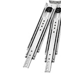 Heavy Duty Ball Bearing Drawer Slides Full Extension Guide Rails made of cold rolled steel, 76mm wide, suitable for heavy load applications.