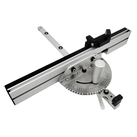 Dead On Precision Miter Gauge With Knockout Heavy Duty Aluminum Fence And Smooth Sliding Flip Stop For Table Saw And Router Assembly 450mm tenon gauge.