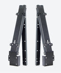 Built Tough Folding Shelf Bracket Set Carbon Steel Soft Close Hinge For Stools And Cupboards Heavy Duty smooth glide design angle view