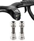 Beefy Titanium Alloy Bike Stem Screw Nut Kit With Washers 2 Pieces For Road And Mountain Bikes Carbon Stem Bolts 25mm By 8mm