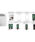 Driveway Alarm System Kit With Durable ABS Shell, Wall Mounted Photoelectric Beam Sensor installation guide