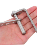 Stainless Steel Self Closing Cafe Door Hinge With Heavy Duty Build And Dual Swing Operation For Wood Doors And Kitchen Or Bar Cabinets, Rock Solid Pivot Hinges For Smooth, Hands Free Access, stainless steel self-closing hinge in hand