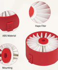 Must Have No Fuss High Density Replacement Filter for V20 Cordless Stick Vacuum CMCVS001D1, detailed view of filter design features