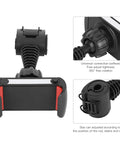 Record Your Golf Swing With A Handy Cell Phone Clip Holder For Golf Training That Clips To Clubs Flags And Alignment Sticks Easy Setup For On Course Practice And Quick Swing Feedback Ideal For On The Go Golfers showing adjustable ballhead and grip.