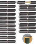 Set Of Twenty Weldable Barrel Hinges Three And One Eighth Inch By One Half Inch Weld On Door Hinges arranged in rows
