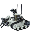 DIY Programmable ROS Tank Robot Kit With AI Camera For Jetson Nano B01 Recognition Tracking OpenCV And MediaPipe Vision Transbot SE Without Nano starter chassis shown with tracked base