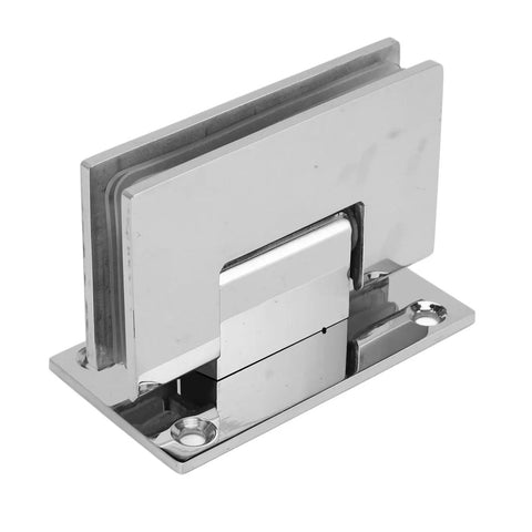 Tough Stainless Steel Frameless Shower Glass Door Hinge With 90 Degree Opening Built To Last Fits 8 To 12mm Glass, Wall Mount