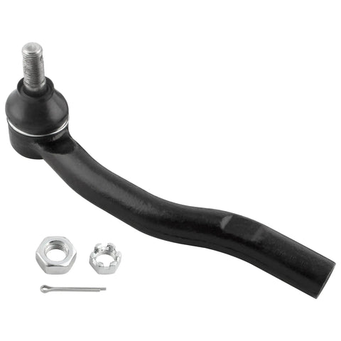 2 Piece Front Outer Tie Rod Ends Replacement Kit For Lexus ES300 2002 2003, Toyota Camry 2002 2003, Highlander 2001 2003 ES3601 ES3600 Front Left Right, black steel