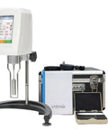 Digital Rotary Viscometer With Five Inch Touch Screen And Four Stainless Blades Offering Legit Accurate Readings For One To One Hundred Thousand MPaS and accessories.
