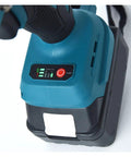 Close-up of Gangsud Cordless Brushless Impact Wrench battery and control panel showing indicators for heavy duty work.