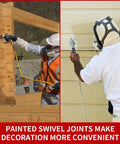 2 Pack 7/8 Inch Thread Swivel Joint For Airless Paint Sprayer Guns, 360 Degree Rotation, Stainless Steel, Beefy Build, Built Tough, 235486 Thread Compatible, Heavy Duty Spray Gun Connector on paint sprayer