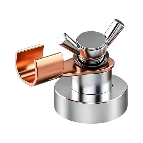 Rock Solid Magnetic Ground Clamp For Car SUV Truck Making Tack Welds And Cuttings Perfect Welding Support Tool With Copper Conductors in silver and copper finish.