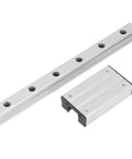 Rock Solid Three Hundred Millimeter External Biaxial Metal Linear Guide Rail With Slide Block, silver aluminum rail and block