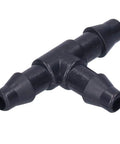 Drip Irrigation Tee Connectors Kit For 4/7 Inch Hose, 100 Pack Garden Fittings, black plastic tee connector for easy install