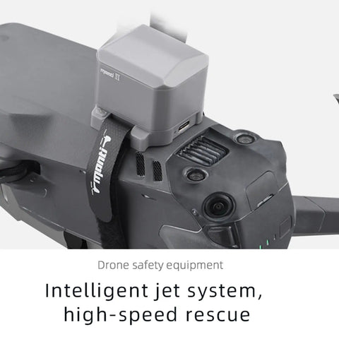 Reusable Drone Parachute System for Air 2 2S and 3 Series Drones Reduces Descent Speed With Dual Sensor Smart Algorithms on drone