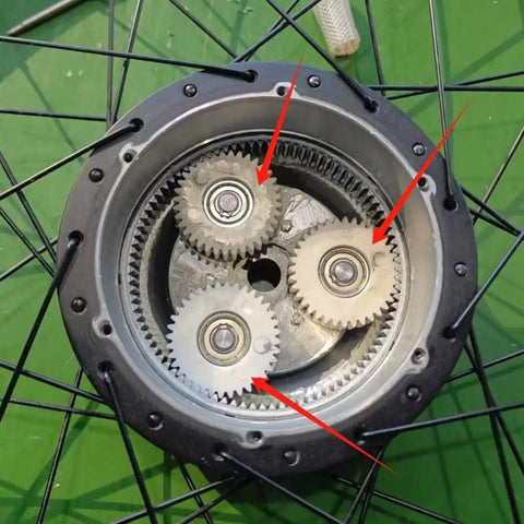 36T Nylon Gear Set For G060 48V 750W 500W Hub Motor Replacement Parts For Fat Tire Ebike