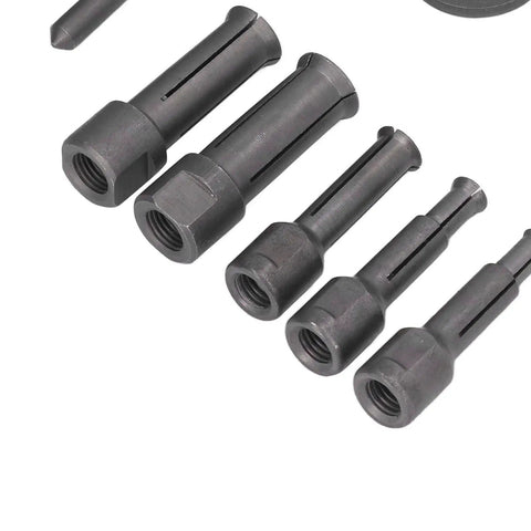 Heavy Duty Inner Bearing Extractor Set Motorcycle Bearing Puller Tool Kit Ten Piece Steel Removal Parts 9mm to 23mm threaded