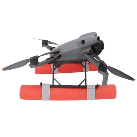 Water Landing Gear For DJI Mini 5 Pro Floating Skid Buoyancy Rod Kit Drone Stand Expansion in use on drone