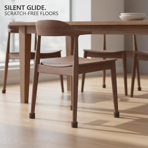 Round Polyester Furniture Floor Protectors And Leg Pads For Hardwood Floors 1.57 Inch Diameter Non Slip Glides On Table And Chair Legs