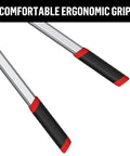 Heavy Duty Extendable Loppers With Telescopic 28 To 41 Inch Reach Double Ratcheting Anvil Branch Cutter handles with ergonomic grip