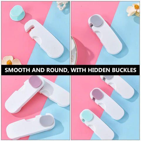 3 Pack Childproof Cabinet And Drawer Locks For Babies And Adults Safe ABS Plastic Latches With Anti Pinch Design Easy To Install