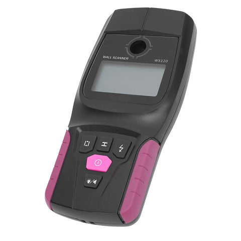 Bewinner Wall Scanner with LCD Display, electronic stud finder with buttons and screen for detecting wood and metal studs.