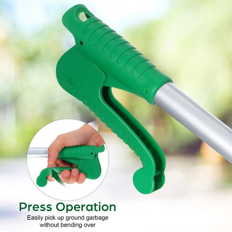 Heavy Duty Reacher Grabber Tool for Seniors and Disabled, 15.75-Inch Aluminum Reach Aid for Outdoor Use, Trash, Bottles and Objects, Easy Grip Pickups, Durable Grabber for Everyday Helpers