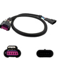 Five Wire Mass Air Flow MAF Harness Extension Sensor Connector Fits LS1 LS2 Corvette And 4.8L 5.3L 6.0L V8 Engines PT1274 Part Number For Easy DIY Friendly Plug And Play Installation showing full length and connectors