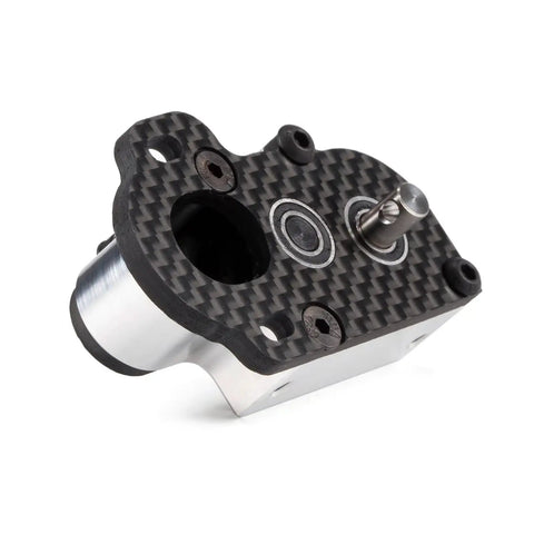Ultra Light Portal Transmission Tiny Gearbox with slipper pad for 1/10 LCG chassis, CNC aluminum and carbon fiber detail