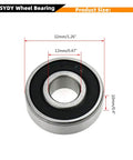 6201RS Mini Bike Wheel Bearing Kit For Coleman CT100U CT100X RB100 RB200 Baja Motorsports Doodle Bug Motovox MBX10 MBX11 MBX12
