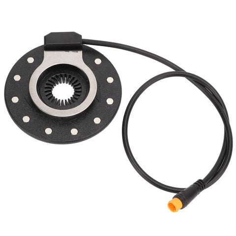 Close-up of Electric Pedal Assist Sensor With 12 Magnets And Dual Hall Sensors For E Bikes Easy Install Lightweight PC Body Durable