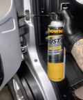 T40 Beefed Up Rust Protection And Lubricant For Metal Surfaces, 14 oz can used on car door hinge, self-healing rust barrier