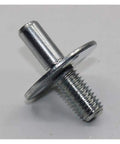 Straight Up Heavy Duty M12 Bedpost Connector Nuts For Furniture Assembly Zinc Plated Screw And Butt Iron Fitting Tight Fit No Sweat Setup Pack Of Six close-up view of threaded connector nut.