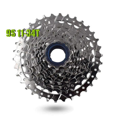 9 Speed Freewheel 11 To 34 Teeth Screw On for hub motor e-bike with 34 teeth sprocket, wider gear range, easier climbing