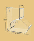 Big Time Clear Acrylic Automatic Hamster Feeder And Pet Food Dispenser For Small Critters dimensions 14cm x 12.8cm x 7cm