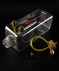 Clear 1000ML RC Gas Fuel Tank For RC Airplanes With Transparent Plastic Bottle, Metal Cap Inlet And Outlet, Lightweight 114g