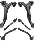 Front Six Piece Suspension Assembly For Kia Sorento Lower Control Arms And Ball Joints With Inner Outer Tie Rods detail view.