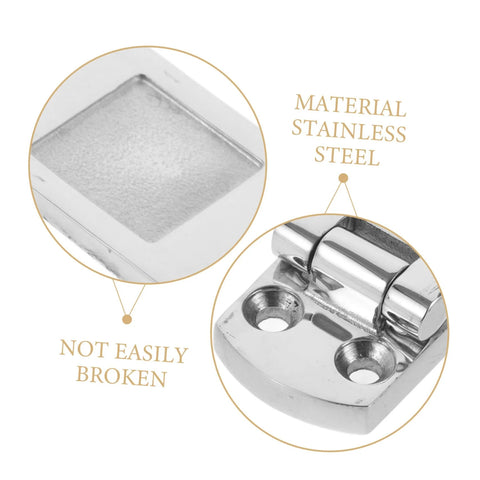 FOYTOKI stainless steel boat latch with rotating mechanism, heavy-duty marine grade 316; front and close-up views