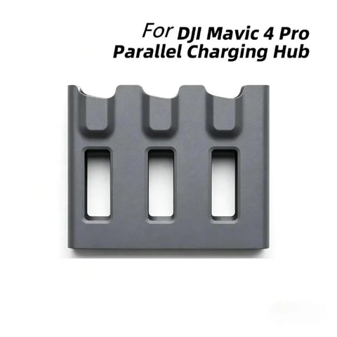 3 Port Parallel Charging Hub For Mavic 4 Pro Batteries And Drone Power Station Fast Charge Lets You Power Three Packs At Once High Speed Stable Power For Quick Flight Prep And No Fuss On The Go, grey 3-slot hub for DJI Mavic 4 Pro batteries