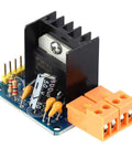 Motion Control Module With Adjustable PWM Speed Regulation, H Bridge DC Motor Driver 3A 75W With Power Indicator For Precise Spin And Direction, DIY Friendly Plug And Play Speed Tuning Of DC Motors. compact PCB with heatsink and terminal block