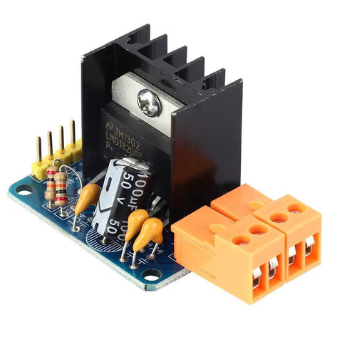 Motion Control Module With Adjustable PWM Speed Regulation, H Bridge DC Motor Driver 3A 75W With Power Indicator For Precise Spin And Direction, DIY Friendly Plug And Play Speed Tuning Of DC Motors. compact PCB with heatsink and terminal block