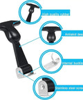 Detailed view of Heavy Duty Rubber Latch Set Of 2 With Flexible Draw Latches Stainless Steel Brackets T Handle Hasp features
