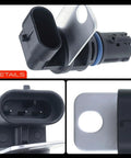 Engine Crankshaft Position Sensor Drop-In Replacement For GM Rides And SUVs Compatible With Avanti II 2001 2004 Buick Rainier 2004 2006 Cadillac CTS Escalade Hummer H2 Isuzu Ascender Pontiac Firebird And More 1998 To 2007 Models, black plastic and metal