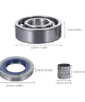 Chainsaw Crank Bearing Seal Kit For Husqvarna HUS357 359 357XP Transmission Needle Bearings And Oil Seal Replacement