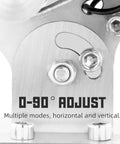 Mini Electric Belt Sander Bench Grinder Polishing Kit For Knife Making Woodworking adjustable angle mechanism view
