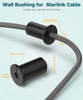 6 Pack 3/4 Inch Rubber Wall Grommets For Cable Routing And Protection Waterproof Wall Bushing Grommets With 19mm Hole