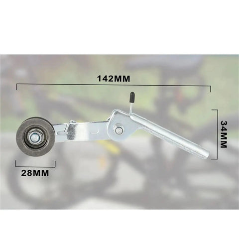 Heavy Duty Chain Tensioner Kit With Guide Wheels Pulley Roller Fit For MX 350 Dirt Bike Iron Construction Keeps Drive System Locked Tight Shredding Rough Trails Includes Adjuster Tool For Install Optimal Tension For Reliability And Safe Riding Anytime, 142MM x 34MM, 28MM roller