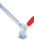 Heavy Duty Vertical Toggle Clamp With Quick Release For Industrial Woodworking And Metalworking Projects, Lengthened Fixture Fastening, Galvanized Iron Construction, Durable Workholding Tool Built Tough As Nails To Last Through Rough Jobs